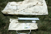 Camping-Freizeit-Sonnensegel (1) 3 x 3 x 2,5 m - sandfarben