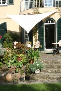 Metall-Stange 2,50 m - geteilt   Aufstellung Sonnensegel im Garten