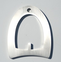 Zugplatte Edelstahl f�r Sonnensegelmasten aus Edelstahl (280 - 300 - 350 cm L�nge)