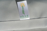 Balkonverkleidung 75x300 cm Farbe uni hell silbergrau - Sichtschutz f�r Balkon und Terrasse