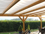 Canopy foldende sol sejl til glas tag   