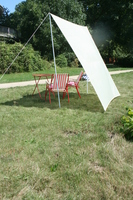 Camping-Freizeit-Sonnensegel (2) 2,5 x 3 m - sandfarben #7