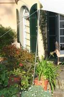 Metall-Stange 2,50 m - geteilt   Aufstellung Sonnensegel im Garten #7